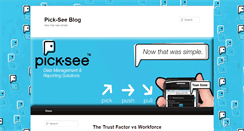 Desktop Screenshot of blog.pick-see.com